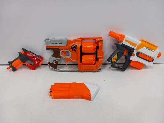 Bundle of 3 Assorted Nerf Guns image number 1