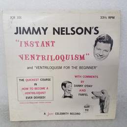 Vintage Double Vintage Antique Jimmy Nelsons Instant Ventriloquism Teaching Record.