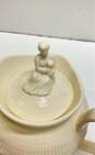 I. Godinger & Co. Tea Pots Lot of 3 Ceramic Ivory White Hot Beverage Tableware image number 4