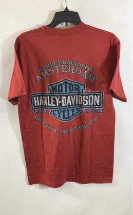 Harley Davidson Red T-Shirt - Size Medium alternative image