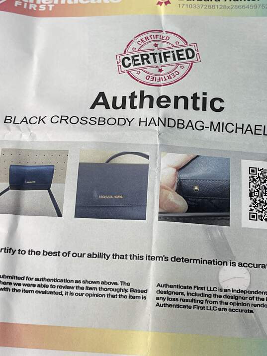 Certified Authentic Michael Kors Black Crossbody/Shoulder Strap  Handbag image number 5