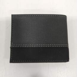 NIB Mens Black Genuine Leather Inner Divider Card Holder Bifold Wallet alternative image