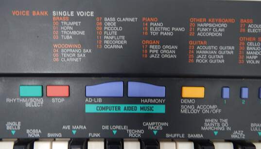 VNTG Yamaha Brand PSR-2 Model Electronic Keyboard image number 2