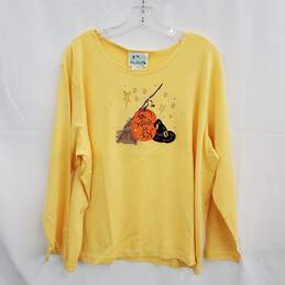 The Quacker Factory Long Sleeve Pullover Halloween Top NWT Size 1X