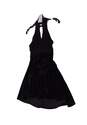 NWT Womens Black Halter Strap Sleeveless Fit & Flare Dress Size 3 image number 2
