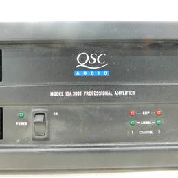 QSC Audio Products Brand ISA 300T Model Black Rack-Mount Professional Amplifier alternative image