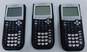 Texas Instruments TI-84 Plus Calculator Lot of 3 UNTESTED image number 1