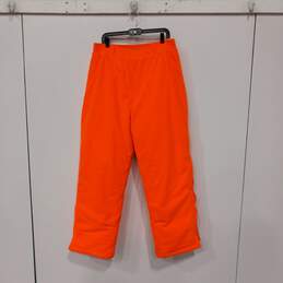 L. L.  Bean Men's Orange Insulated Hunting Sweatpants Size Large Tall