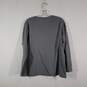 Mens Cotton Regular Fit Round Neck Long Sleeve Pullover T-Shirt Size XL image number 2