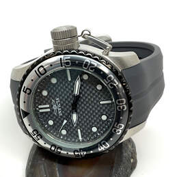 Designer Invicta Silver-Tone Adjustable Strap Round Dial Wristwatch W/ Box alternative image