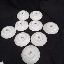 Bundle of 9 White Noritake China Plates alternative image