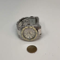 Designer Relic ZR-11883 White Silver-Tone Stainless Steel Analog Wristwatch alternative image