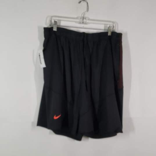 Mens Regular Fit Drawstring Waist Running Athletic Shorts Size 4XL image number 1