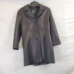 Tiboa Men Black Coat Sz 38