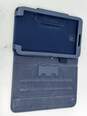 Rose Gold Tone Samsung Galaxy Tab 3 w/ Navy Blue Leather Case image number 6