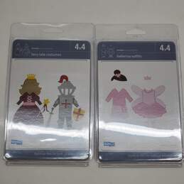 Lot of 6 QuicKutz Embossed Cutting Dies For Paper Dolls alternative image