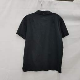 Rag & Bone Black Polo Shirt Size Medium alternative image