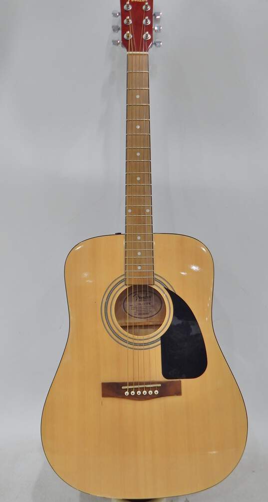 Fender Brand FA-115PK Model Wooden Acoustic Guitar image number 1