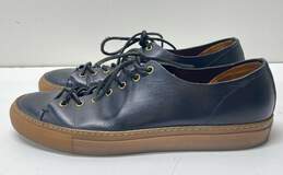 Buttero Leather Low Trainers Black 9