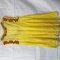 Yellow Floral Cotton Embroidered Top Womens Size S/P image number 2