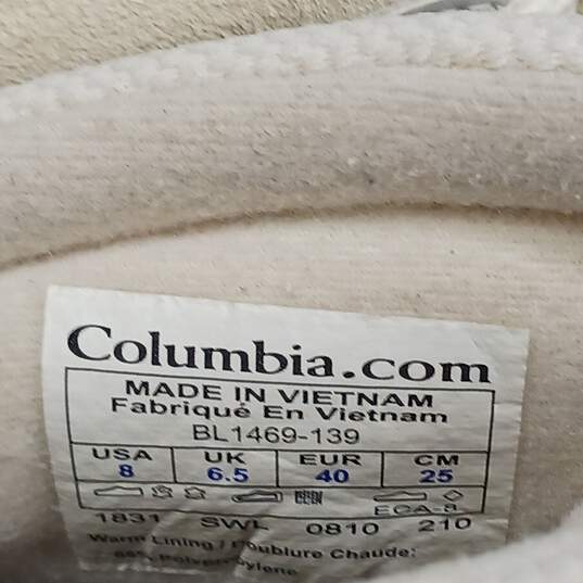 Colombia USA Womens  White Winter  Boots Sz 8 image number 6