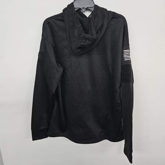 Rothco Black American Flag Concealed Carry Hooded Sweatshirt image number 2