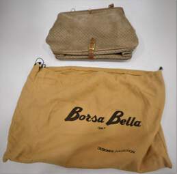 Vintage Borsa Bella Handbag Purse W/ Dust Bag