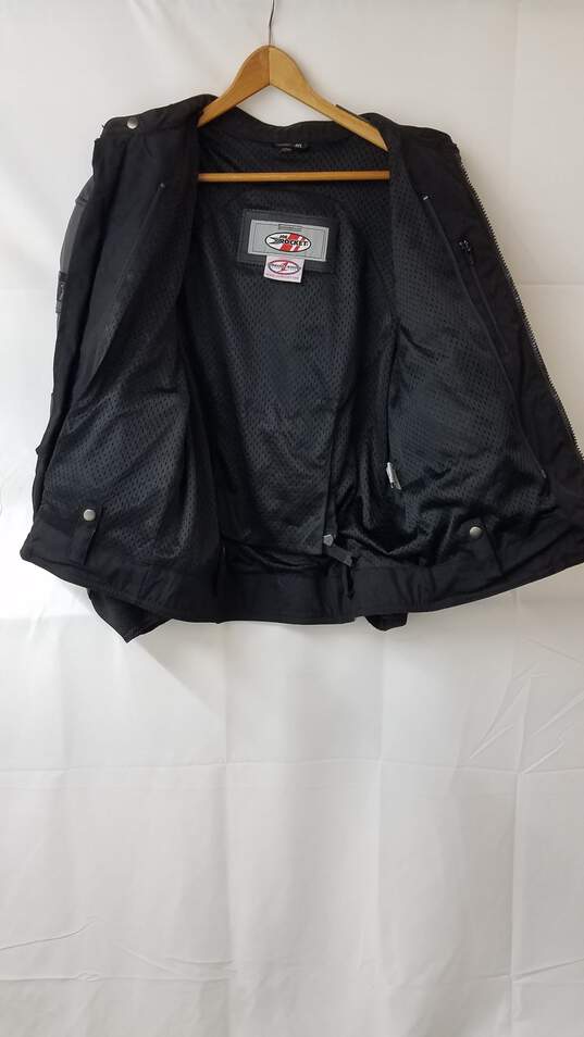 Joe Rocket Sector Women's Leather Motorcycle Jacket Black Size 40 image number 4