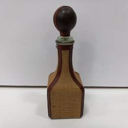 Vintage Wicker Decanter Bottle w/ Stopper