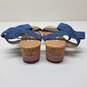Steve Madden Strappy Bandi Wedge Sandals Denim/Multicolor Size 4 image number 3