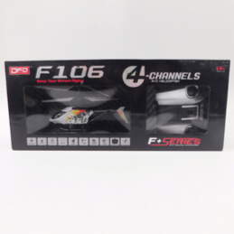 DFD F106 4 Channel RC Helicopter Model Toy IOB