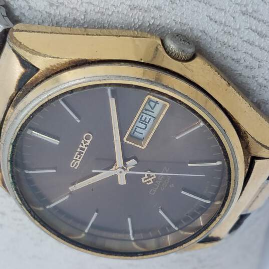 Buy the Vintage Seiko 0903-8159 Quartz Watch NOT RUNNING | GoodwillFinds