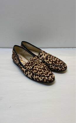 Sam Edelman Cheetah Print Brown Faux Fur Loafer Women 8