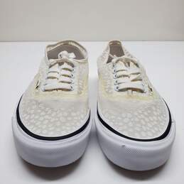 Vans Authentic Mesh DX Modular Dots White Sneakers Low-Top Shoes Size 9.5M/11W alternative image
