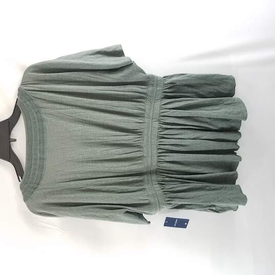 Lucky Brand Women Green Blouse L NWT image number 3