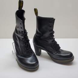 Dr. Marten’s Darcie Black High Heel Boots Sz 7