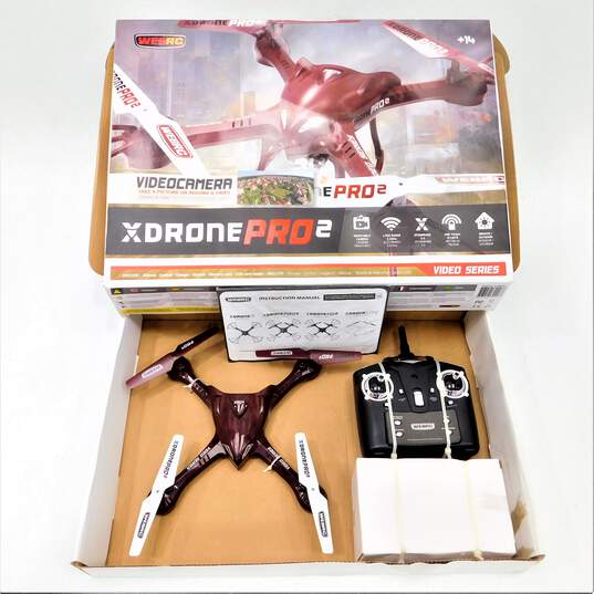 WebRC XDrone Pro 2 Remote Controlled Quadcopter Drone New Open Box image number 1
