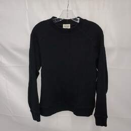 Jackman Tanabe Meriyasu Black Cotton Pullover Sweater Size S