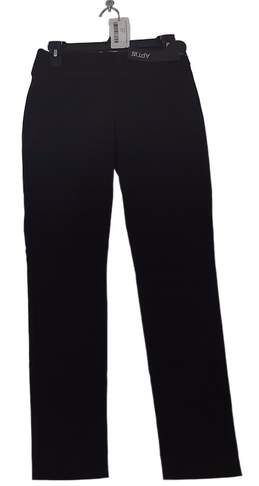 NWT Womens Black Comfort Flat Front Regular Fit Skinny Leg Dress Pants Size XS
