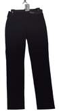 NWT Womens Black Comfort Flat Front Regular Fit Skinny Leg Dress Pants Size XS image number 1