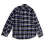 NWT Mens Multicolor Plaid Spread Collar Flap Pocket Button-Up Shirt Sz 2XL image number 2