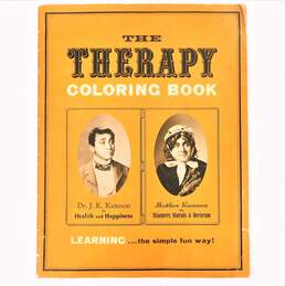 The Therapy Coloring Book Dr J K Kannon and Mother Kannon 1962