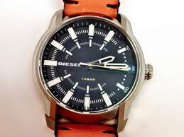 Diesel DZ-1847 Calendar Leather Stainless Steel Watch alternative image
