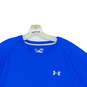 Mens Blue Loose Fit Short Sleeve Crew Neck Pullover Athletic T-Shirt Sz XL image number 3
