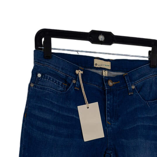 NWT Womens Blue Denim Medium Wash 5-Pocket Design Bootcut Jeans Size 5/27 image number 3