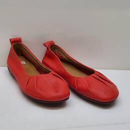 Camper Red Ballet Flat Shoes Size 8.5
