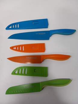 Bundle of 5 Assorted Multicolor Tomodachi by Hampton Forge Knives w/ Sheaths alternative image
