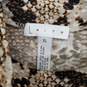Leith Beige Snake Patterned Midi Dress WM Size XL image number 3