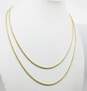 14K Yellow Gold Twisted Rope Chain Necklace 17.0g image number 1