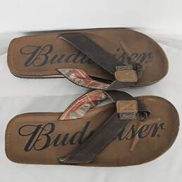 Budweiser Brown Flip Flops
